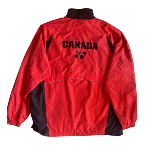 Yonek Badminton Windbreaker Lightweight Jacket Team Canada Size: L - Picture 2 of 7
